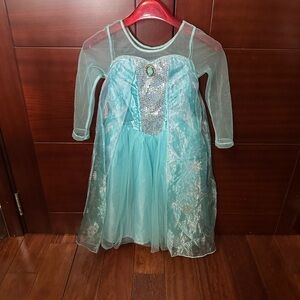 Disney Blue Elsa Halloween Costume